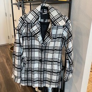 Small plaid winter jacket